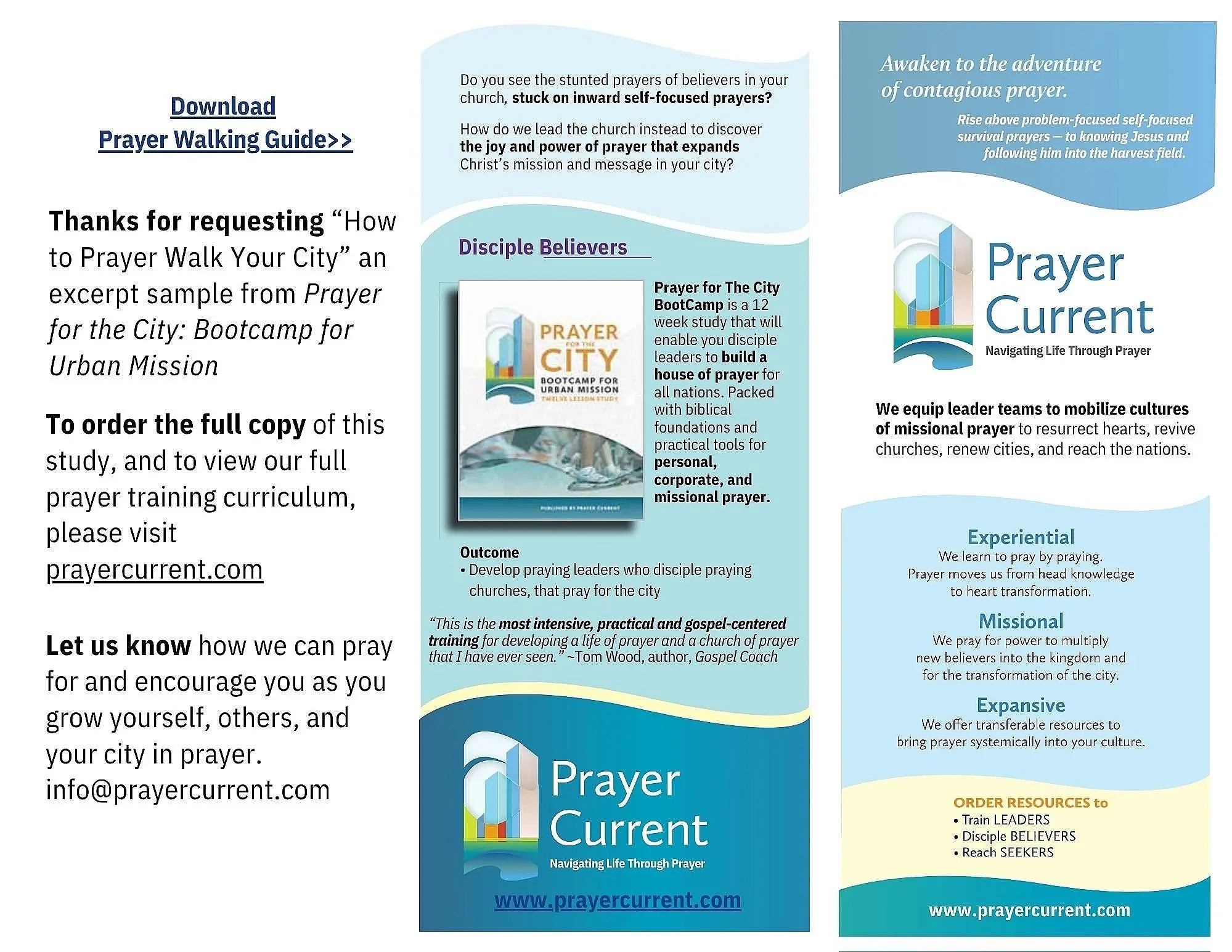 Free Prayer Walking Guide — Prayer Current